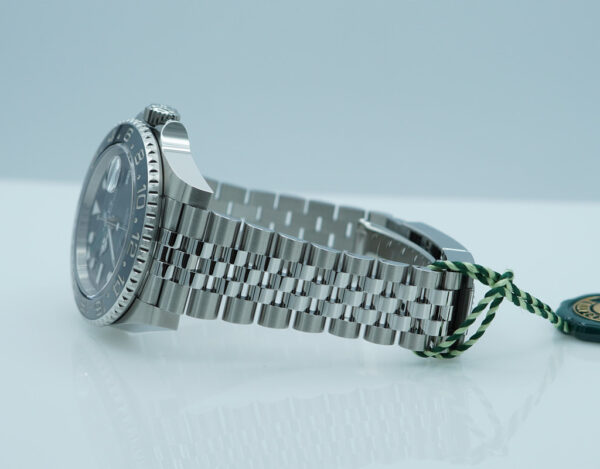 BRAND NEW Rolex 126710GRNR GMT MASTER 2 BLACK GREY BEZEL JUBILEE BAND 2024 FULL SET - Image 5
