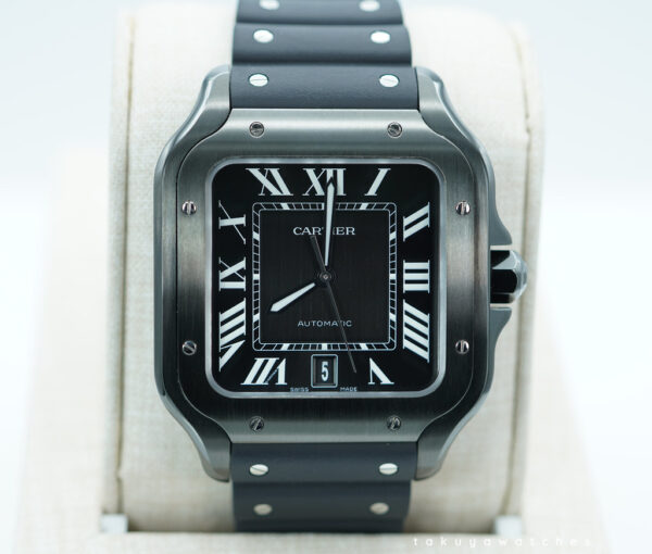 Cartier SANTOS DE CARTIER LARGE MODEL BLACK ADLC AUTOMATIC 2024 FULL SET