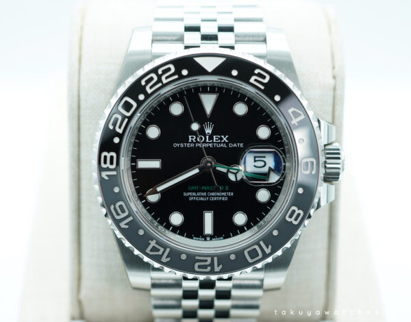 Rolex 126710GRNR GMT MASTER II BLACK GREY BEZEL JUBILEE BAND 2024 FULL SET