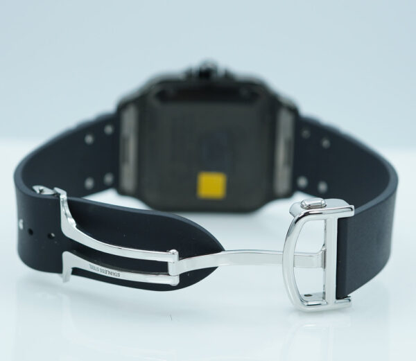 Cartier SANTOS DE CARTIER LARGE MODEL BLACK ADLC AUTOMATIC 2024 FULL SET - Image 8