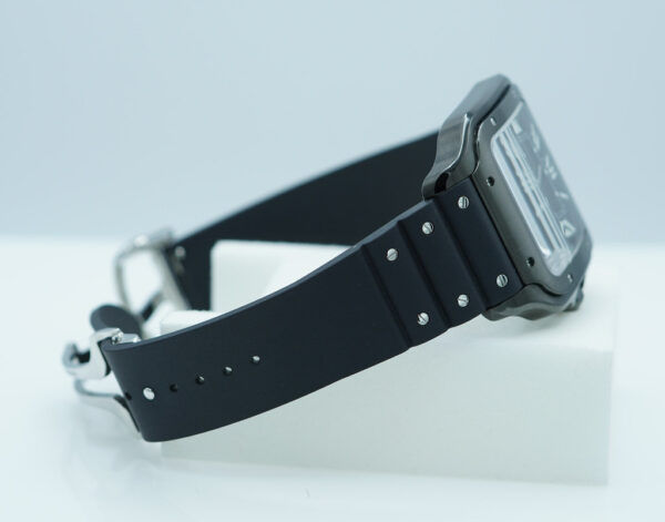 Cartier SANTOS DE CARTIER LARGE MODEL BLACK ADLC AUTOMATIC 2024 FULL SET - Image 6