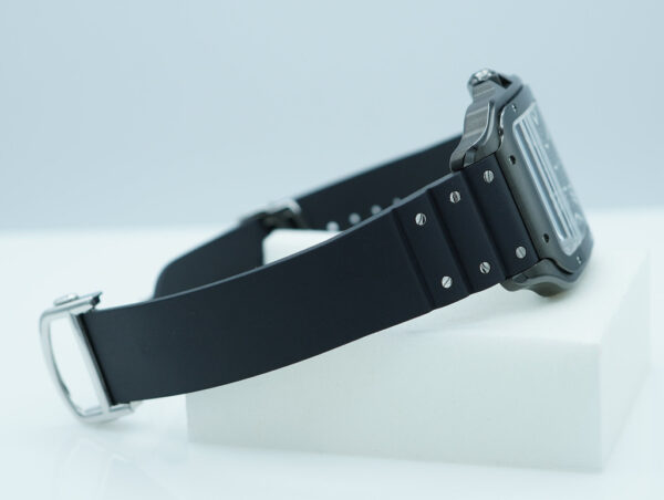 Cartier SANTOS DE CARTIER LARGE MODEL BLACK ADLC AUTOMATIC 2024 FULL SET - Image 5
