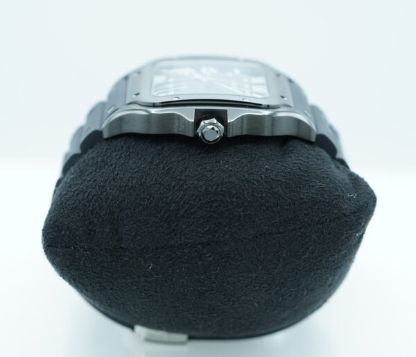 Cartier SANTOS DE CARTIER LARGE MODEL BLACK ADLC AUTOMATIC 2024 FULL SET - Image 3