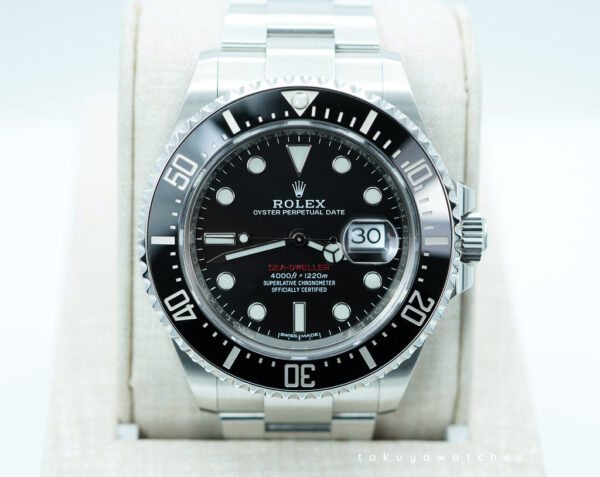 Rolex 126600 SEA-DWELLER CYCLOPS RED TEXT MARK 1 DIAL 2018 COMPLETE SET