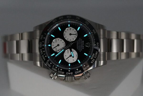 BRAND NEW Rolex 126529LN DAYTONA LE MANS 18K WHITE GOLD REVERSE PANDA DIAL FULL SET - Image 11