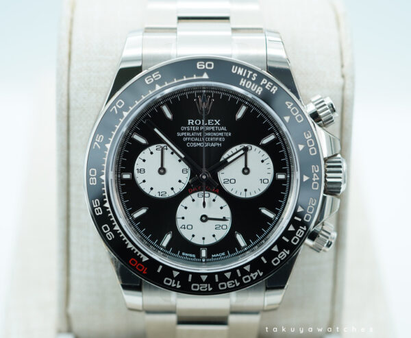 BRAND NEW Rolex 126529LN DAYTONA LE MANS 18K WHITE GOLD REVERSE PANDA DIAL FULL SET