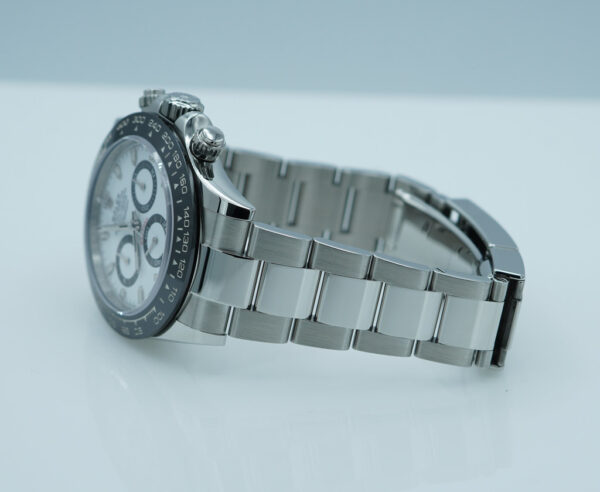 Rolex 116500LN COSMOGRAPH DAYTONA STEEL WHITE PANDA DIAL 2021 WARANTY FULL SET - Image 5