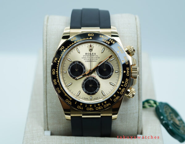 Rolex 126518LN DAYTONA YELLOW GOLD PIKACHU OYSTERFLEX NEW MODEL 2024 FULL SET