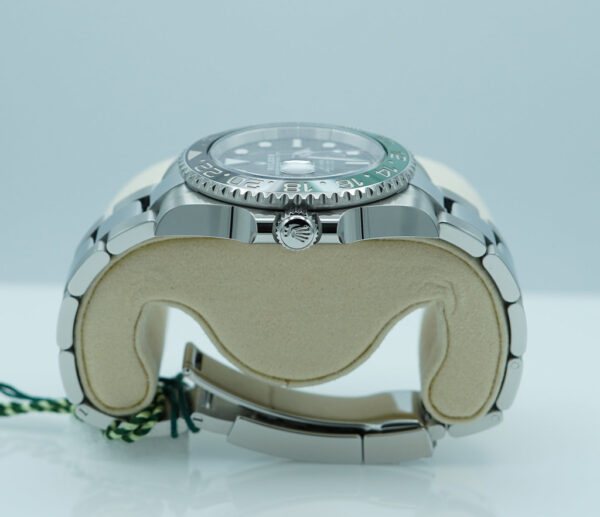 BRAND NEW Rolex 126720VTNR GMT MASTER 2 LEFTY SPRITE GREEN BLACK BEZEL 2025 FULL SET - Image 3