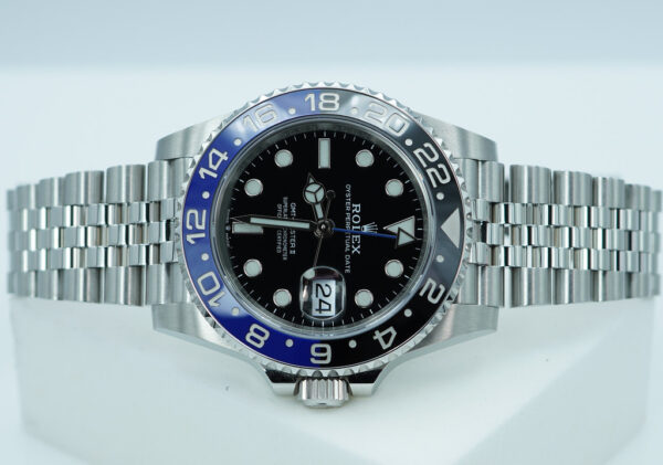 Rolex 126710BLNR GMT MASTER 2 BLACK BLUE BEZEL JUBILEE BAND 2020 FULL SET - Image 9
