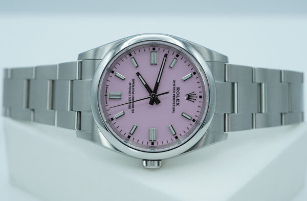 Rolex 126000 OYSTER PERPETUAL 36 CANDY PINK DIAL 2022 FULL SET - Image 9