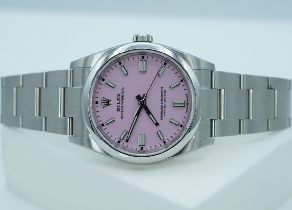 Rolex 126000 OYSTER PERPETUAL 36 CANDY PINK DIAL 2022 FULL SET - Image 10
