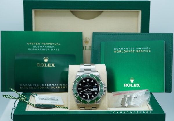 Rolex 126610LV SUBMARINER 41 GREEN MARK 2 BEZEL BLACK DIAL 2023 FULL SET - Image 2