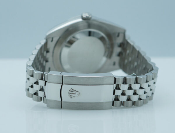 Rolex 126300 DATEJUST 41 BLUE STICK DIAL JUBILEE BAND 2024 FULL SET - Image 7