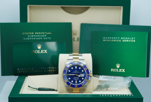 Brand New Rolex 126613LB SUBMARINER BLUESY YELLOW GOLD STEEL BLUE DIAL 2025 FULL SET - Image 2
