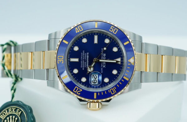 Brand New Rolex 126613LB SUBMARINER BLUESY YELLOW GOLD STEEL BLUE DIAL 2025 FULL SET - Image 8