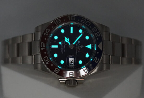 Rolex 126719BLRO GMT MASTER 2 WHITE GOLD PEPSI BEZEL BLUE DIAL 2024 FULL SET - Image 11