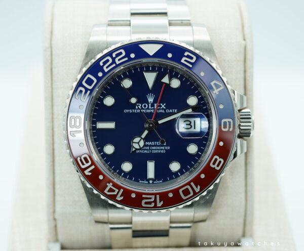Rolex 126719BLRO GMT MASTER 2 WHITE GOLD PEPSI BEZEL BLUE DIAL 2024 FULL SET