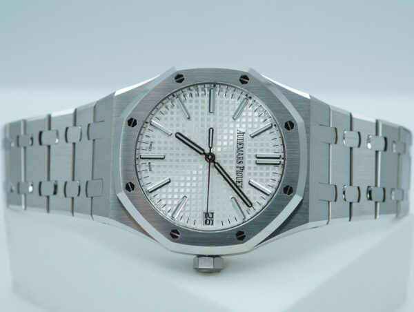 Audemars PIGUET ROYAL OAK 15510ST STAINLESS STEEL SILVER DIAL 2023 WARRANTY FULL SET - Image 8