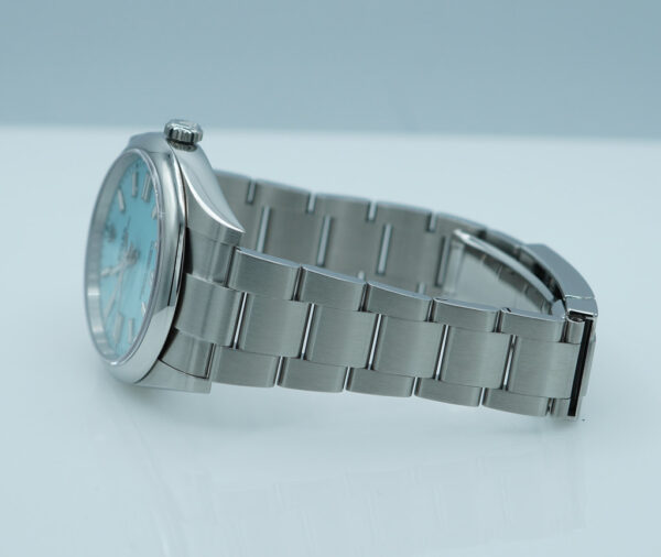 Rolex 124300 OYSTER PERPETUAL 41 TURQUOISE BLUE DIAL 2021 FULL SET - Image 5