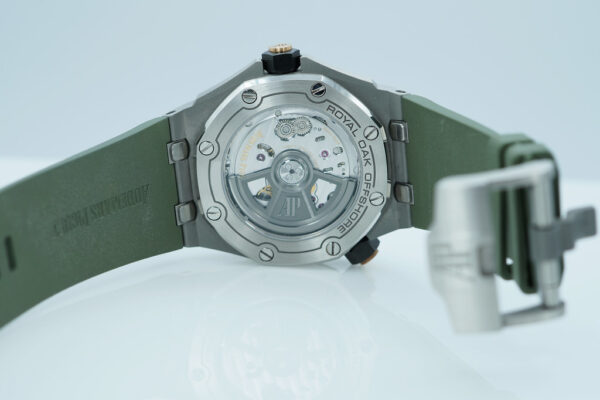 Audemars PIGUET ROYAL OAK OFFSHORE DIVER 15720ST KHAKI GREEN DIAL 2021 WARRANTY - Image 8
