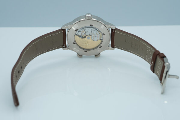 Patek PHILIPPE 5524G PILOT TRAVEL TIME WHITE GOLD BLUE DIAL 2023 NEW MOVEMENT FULL SET - Image 8
