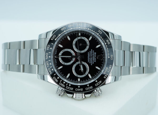 Rolex 126500LN DAYTONA STAINLESS STEEL BLACK DIAL 2024 WARRANTY FULL SET - Image 8