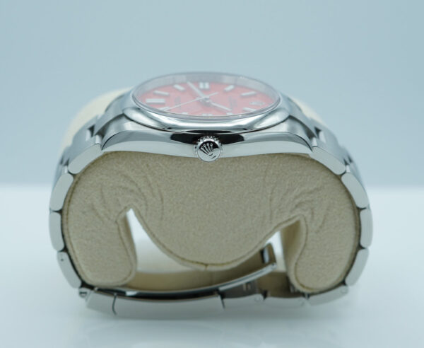 Rolex 124300 OYSTER PERPETUAL 41 CORAL RED DIAL 2021 WARRANTY FULL SET - Image 3