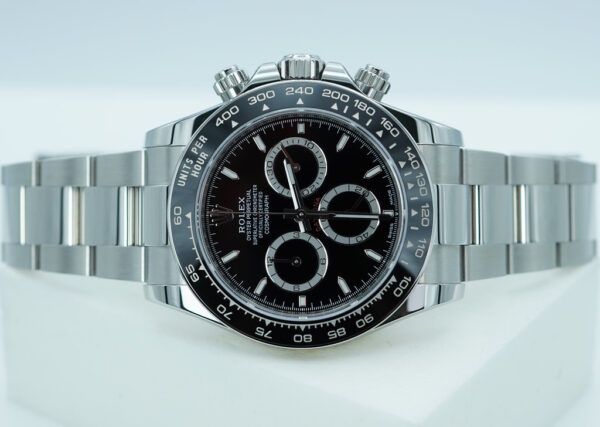 Rolex 126500LN DAYTONA STAINLESS STEEL BLACK DIAL 2024 WARRANTY FULL SET - Image 9