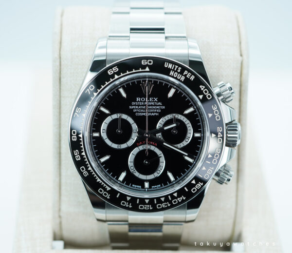 Rolex 126500LN DAYTONA STAINLESS STEEL BLACK DIAL 2024 WARRANTY FULL SET