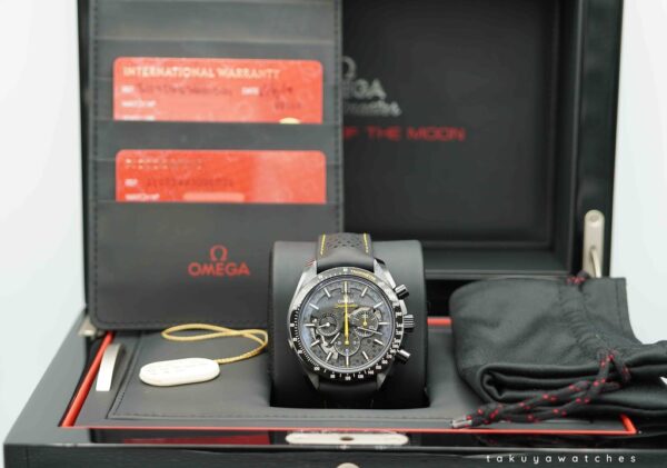 NEW Omega SPEEDMASTER MOONWATCH APOLLO 8 DARK SIDE OF THE MOON FULL SET - Image 2