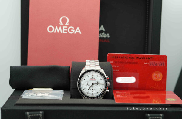 Omega SPEEDMASTER PROFESSIONAL MOONWATCH WHITE DIAL 2024 WARRANTY FULL SET - Image 2