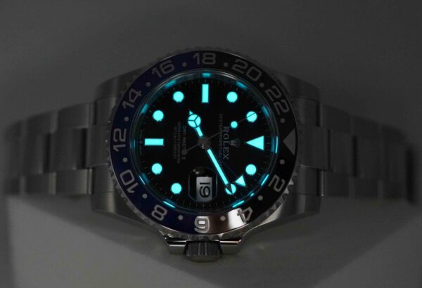 Rolex 126710BLNR GMT MASTER 2 BLACK BLUE BEZEL NEW MODEL 2024 WARRANTY FULL SET - Image 11