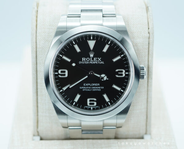 Rolex 214270 EXPLORER FULL LUME DIAL 39MM 2019 DISCONTINUED FULL SET