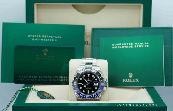 Rolex 126710BLNR GMT MASTER 2 BLACK BLUE BEZEL NEW MODEL 2024 WARRANTY FULL SET - Image 2