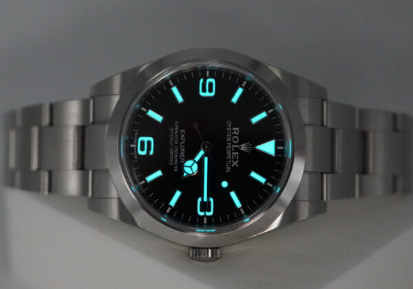 Rolex 214270 EXPLORER FULL LUME DIAL 39MM 2019 DISCONTINUED FULL SET - Image 11