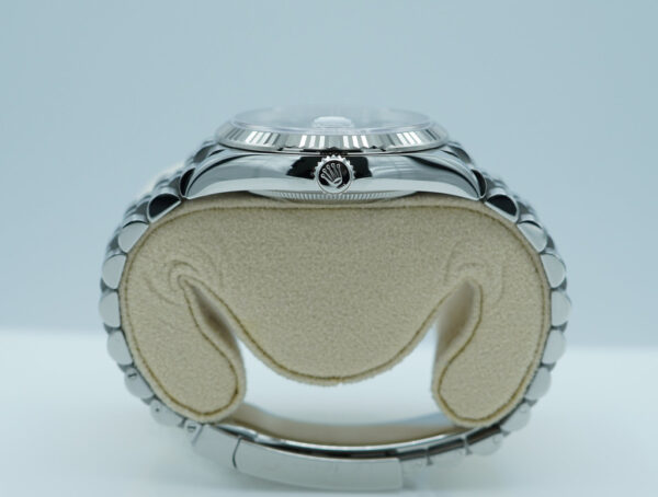 Rolex 126234 DATEJUST 36 FLUTED BEZEL BLUE DIAL JUBILEE BAND WARRANTY FULL SET - Image 3