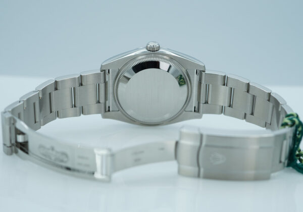 NEW Rolex 114200 OYSTER PERPETUAL 34MM WHITE STICK DIAL 2020 WARRANTY FULL SET - Image 7