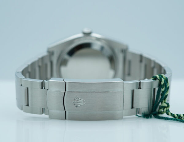 NEW Rolex 114200 OYSTER PERPETUAL 34MM WHITE STICK DIAL 2020 WARRANTY FULL SET - Image 8