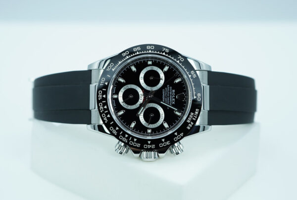 Rolex 116500LN DAYTONA CERAMIC STEEL BLACK DIAL 2023 EXTRA OYSTERFLEX FULL SET - Image 10
