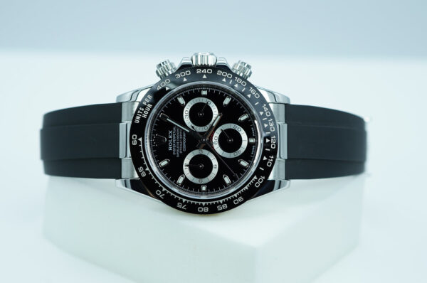 Rolex 116500LN DAYTONA CERAMIC STEEL BLACK DIAL 2023 EXTRA OYSTERFLEX FULL SET - Image 11