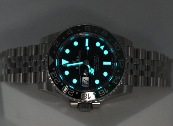 Rolex 126720VTNR GMT MASTER 2 LEFTY BLACK GREEN SPRITE JUBILEE 2024 FULL SET - Image 11