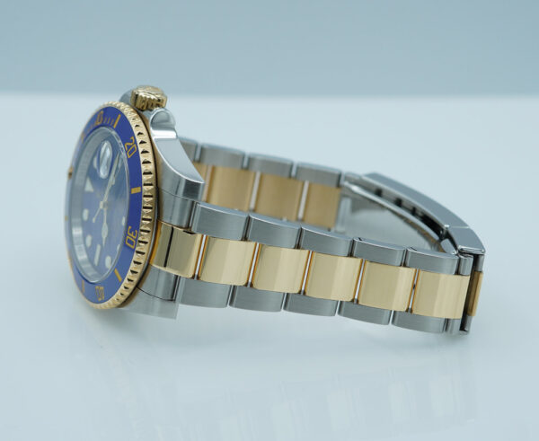 Rolex 116613LB SUBMARINER BLUESY 2 TONE FLAT BLUE DIAL RSC SERVICED FULL SET - Image 5