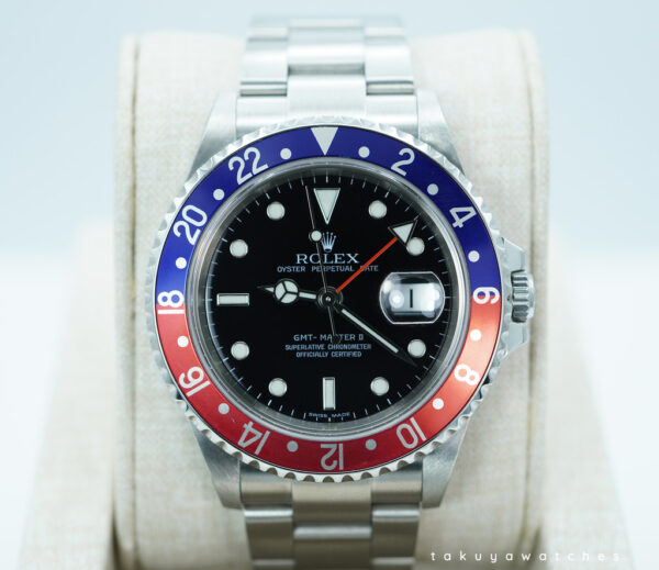 Rolex 16710B GMT MASTER II PEPSI RED BLUE BEZEL Z SERIAL BOXES PAPERS