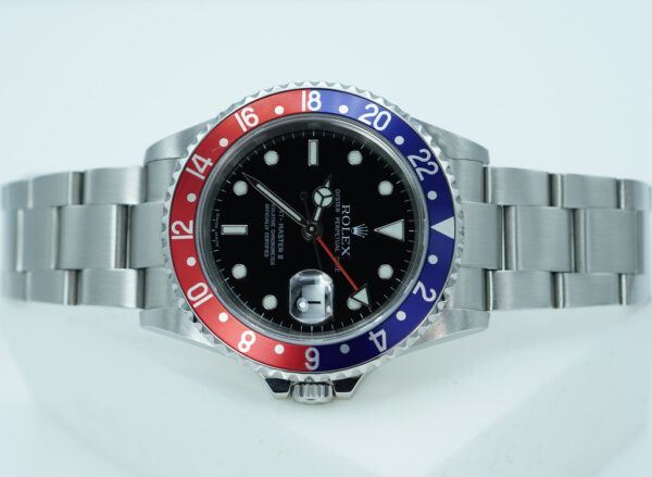 Rolex 16710B GMT MASTER II PEPSI RED BLUE BEZEL Z SERIAL BOXES PAPERS - Image 9
