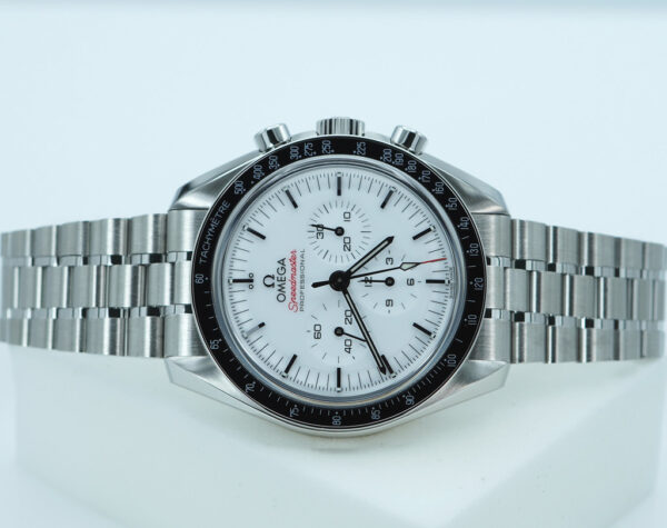 BRAND NEW Omega SPEEDMASTER PROFESSIONAL MOONWATCH WHITE DIAL 2024 WARRANTY FULL SET - Image 10