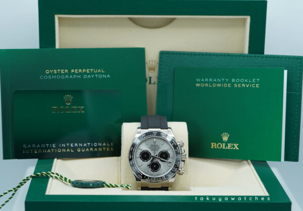 Rolex 126519LN DAYTONA GHOST WHITE GOLD STEEL DIAL NEW MODEL 2024 FULL SET - Image 2