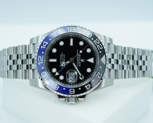 BRAND NEW Rolex 126710BLNR GMT MASTER 2 BLACK BLUE BEZEL JUBILEE 2025 FULL SET - Image 9
