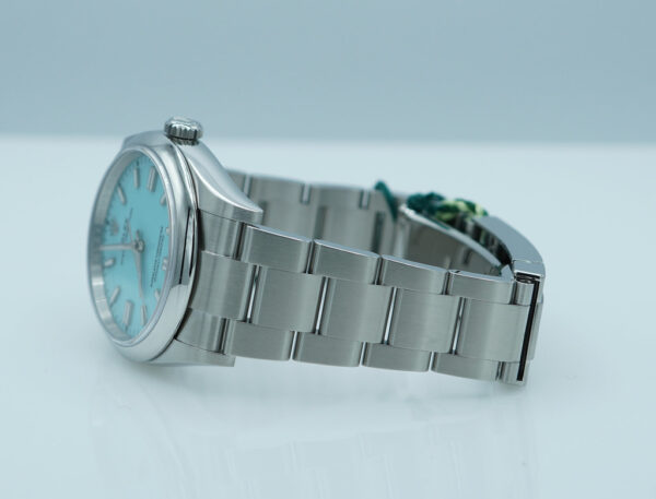 BRAND NEW Rolex 126000 OYSTER PERPETUAL 36 TIFFANY TURQUOISE DIAL 2025 FULL SET - Image 5