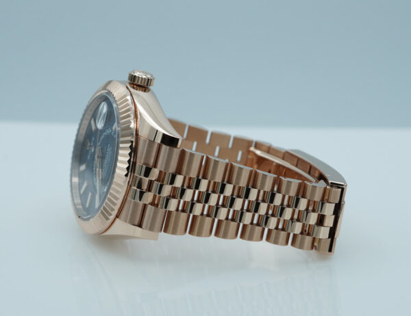 Rolex 336935 SKY-DWELLER 18K ROSE GOLD BLUE-GREEN DIAL JUBILEE BAND 2025 FULL SET - Image 5
